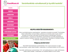 Tablet Screenshot of fanimani.fi